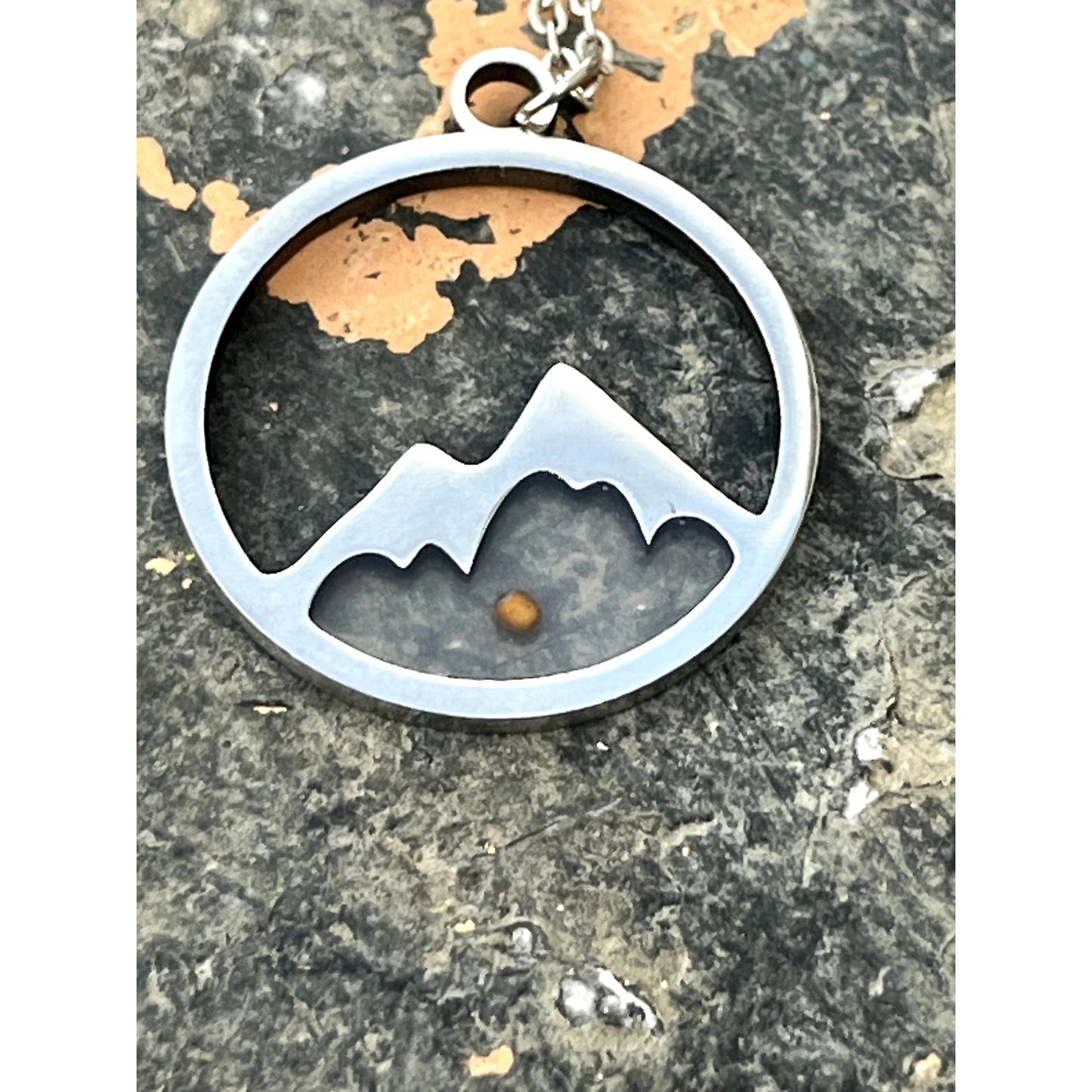 Silver Faith as a Mustard Seed Can Move Mountains Necklace