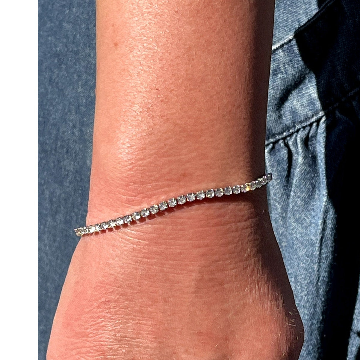 Silver Tennis Bracelet