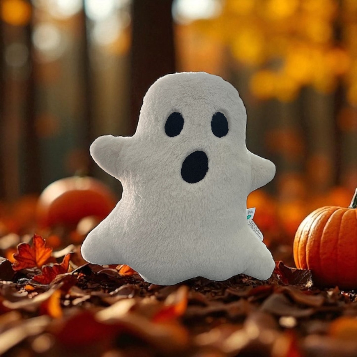 Darling White Faux Fur Ghost