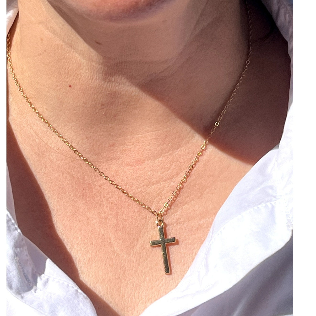 Gold Cross Necklace