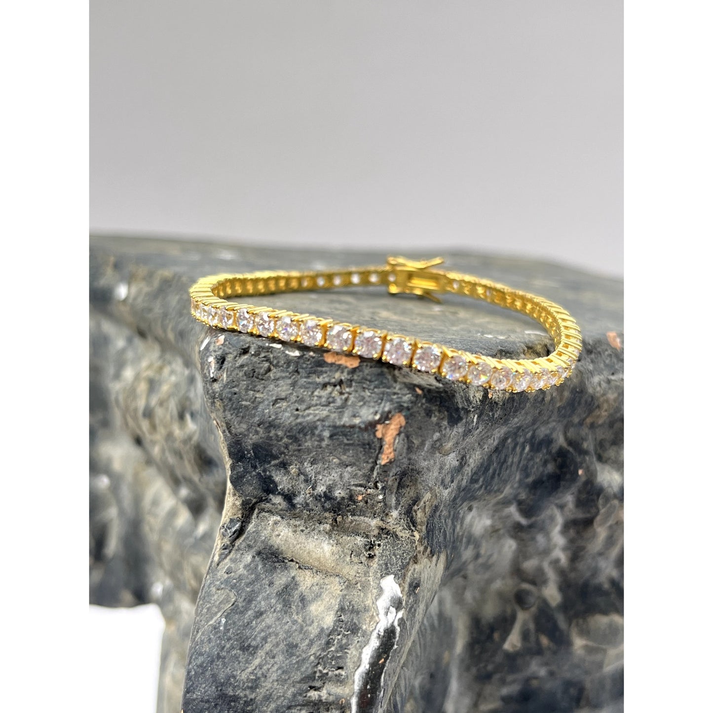 Gold Tennis Bracelet