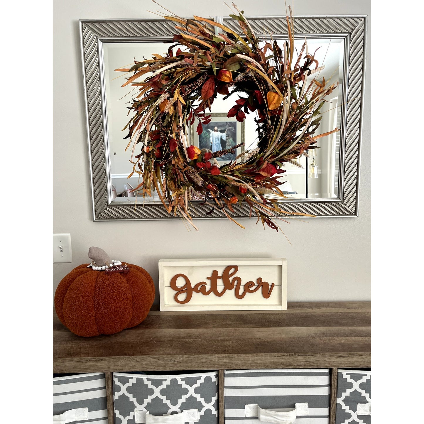 Plush Fall Pumpkin Decor