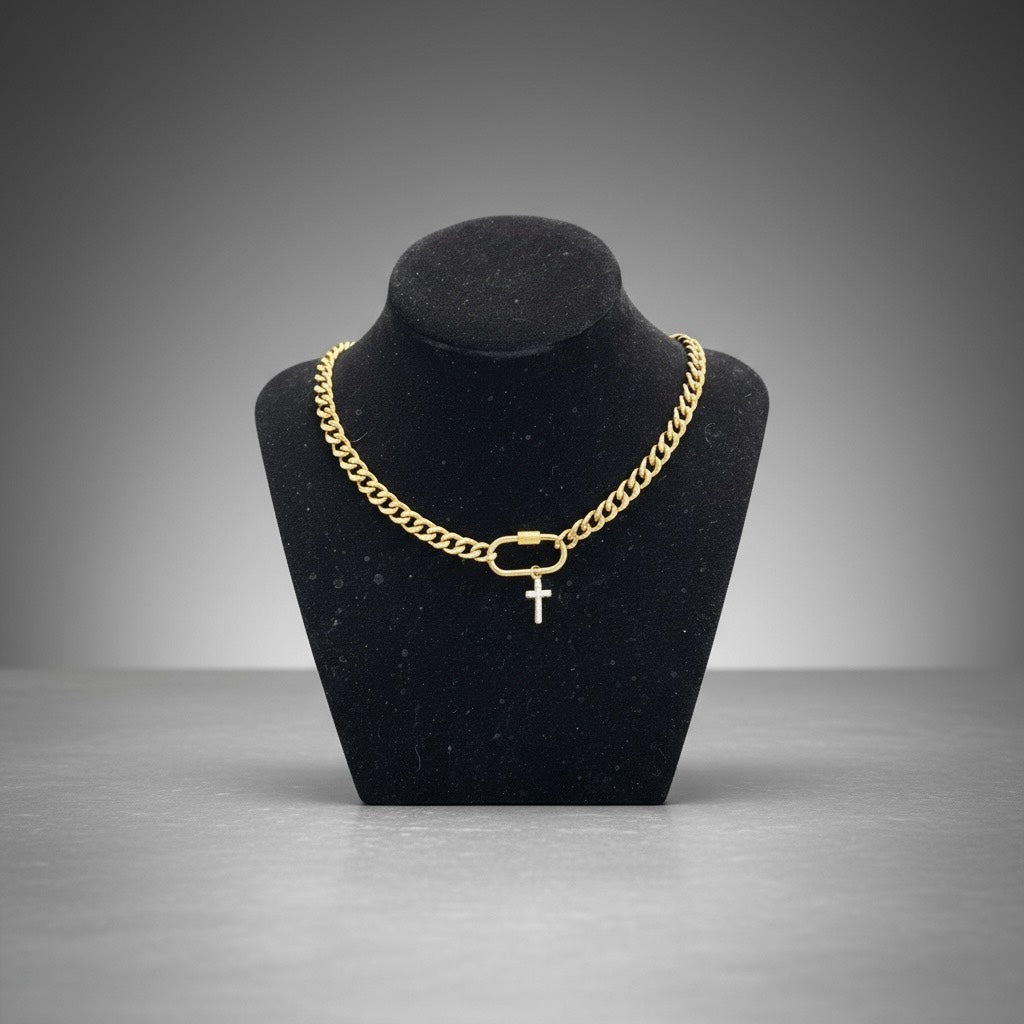 Gold Cubin Pet/Human Necklace