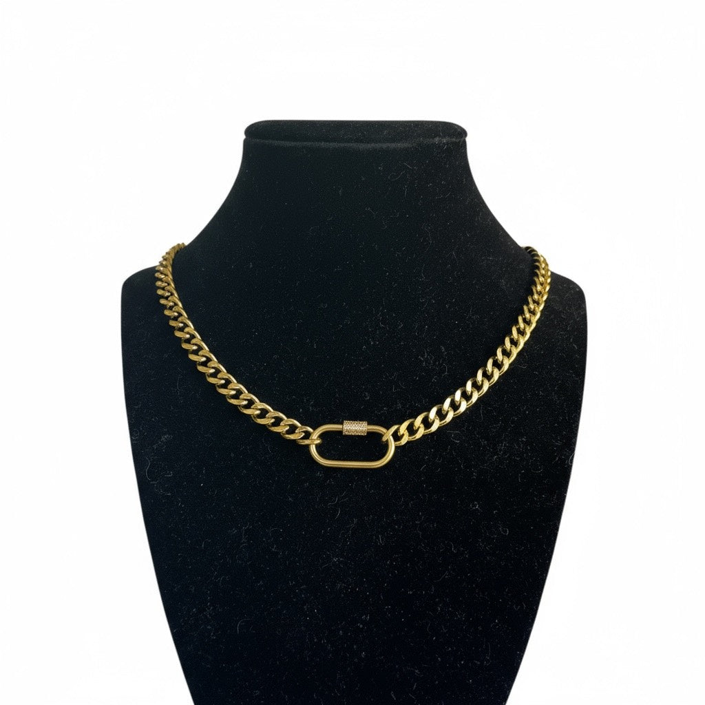 Gold Cubin Pet/Human Necklace