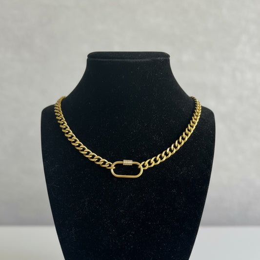 Gold Cubin Pet/Human Necklace