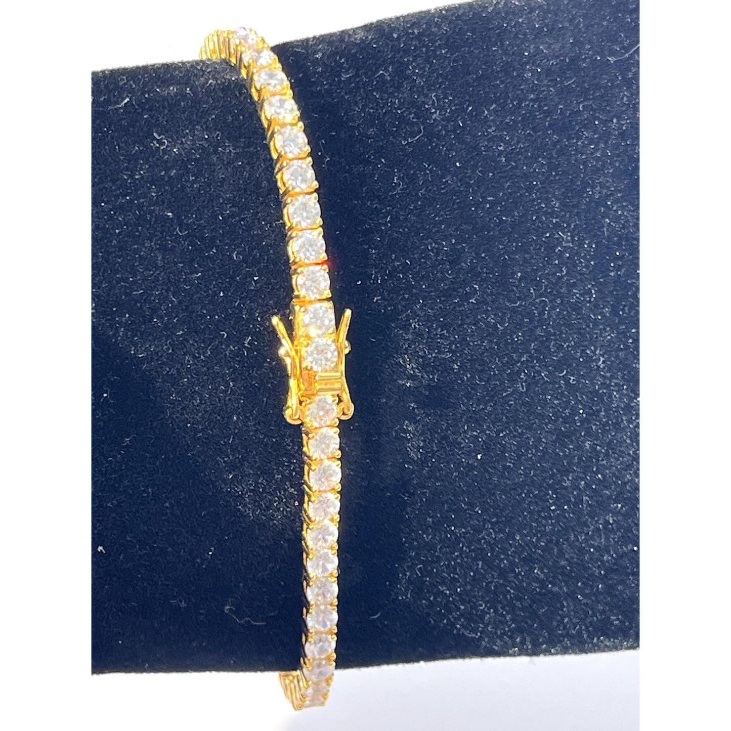 Gold Tennis Bracelet