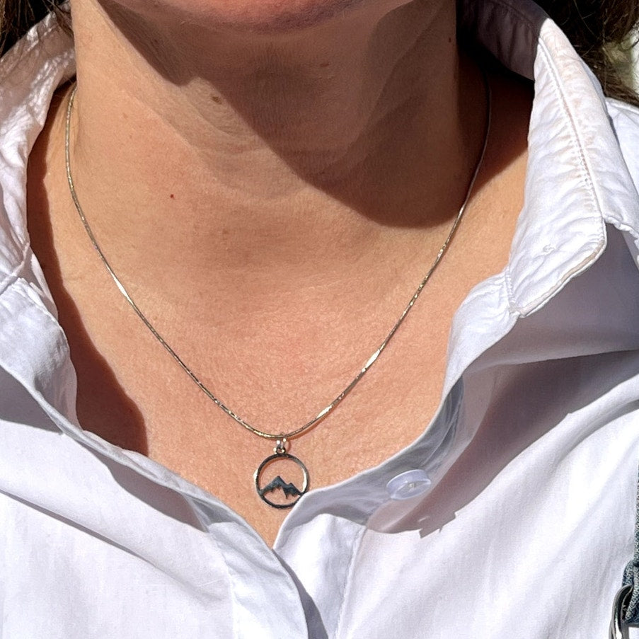 Silver Mountain Necklace