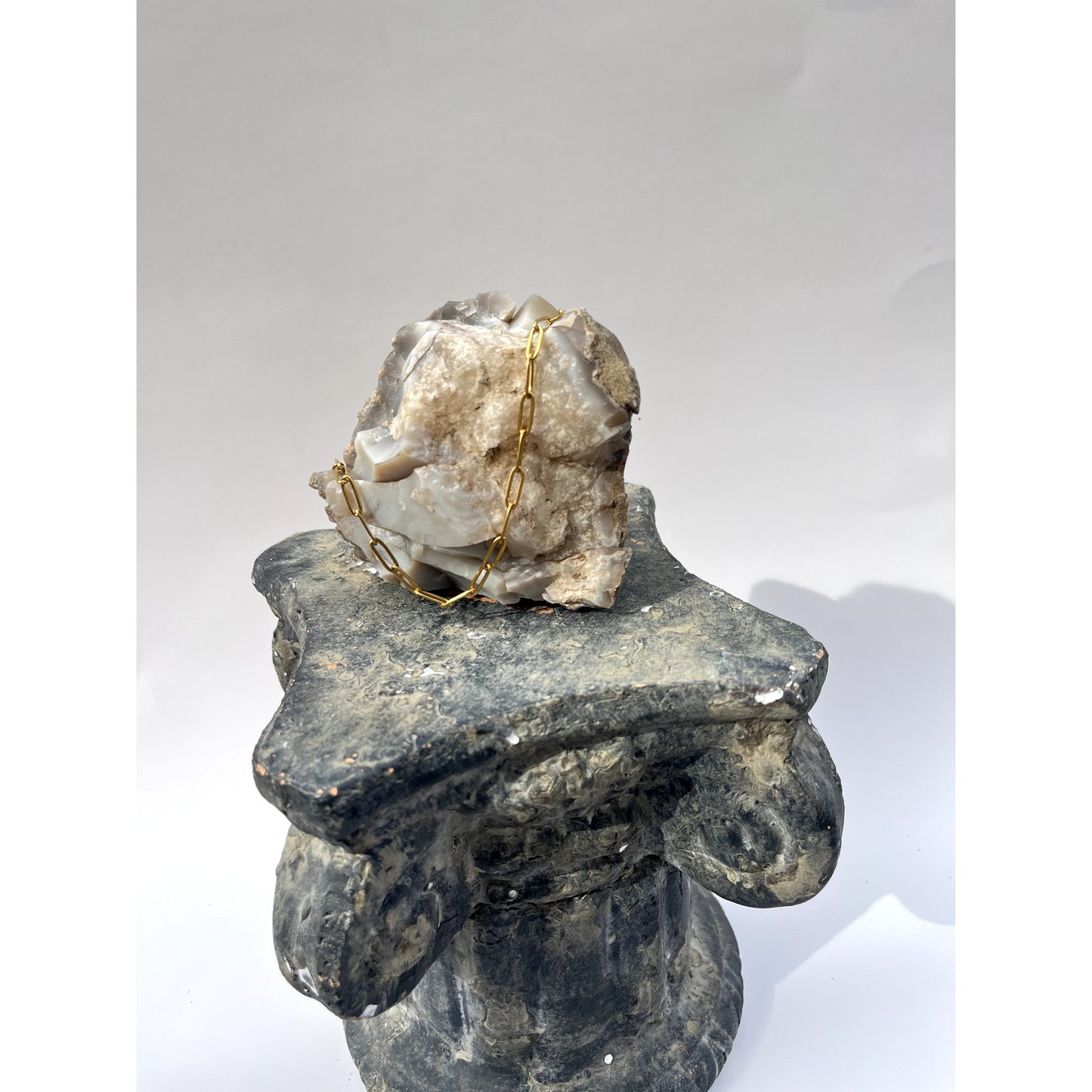 Gold Paperclip Necklace