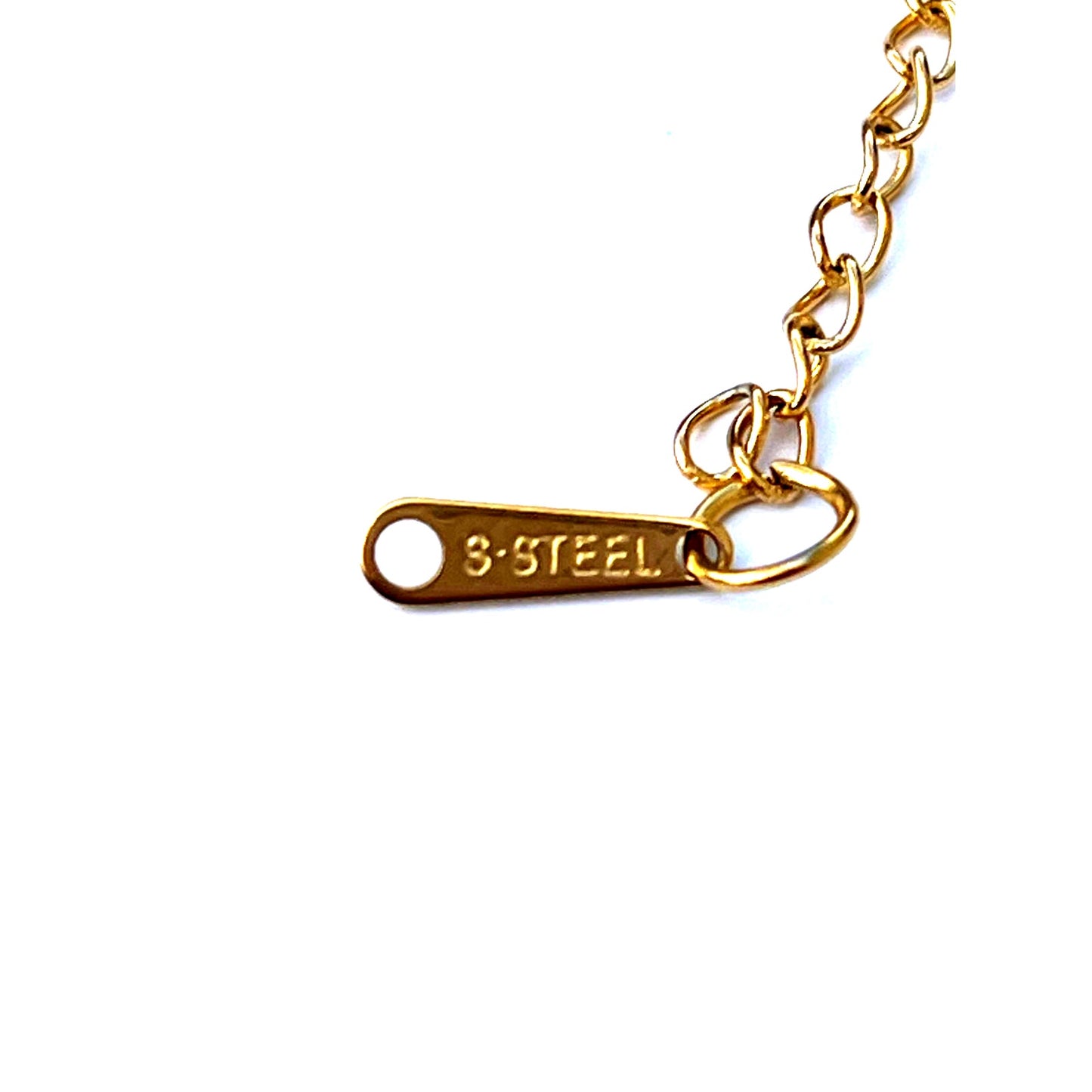 Carabiner Gold Necklace.  Perfect for holding charms