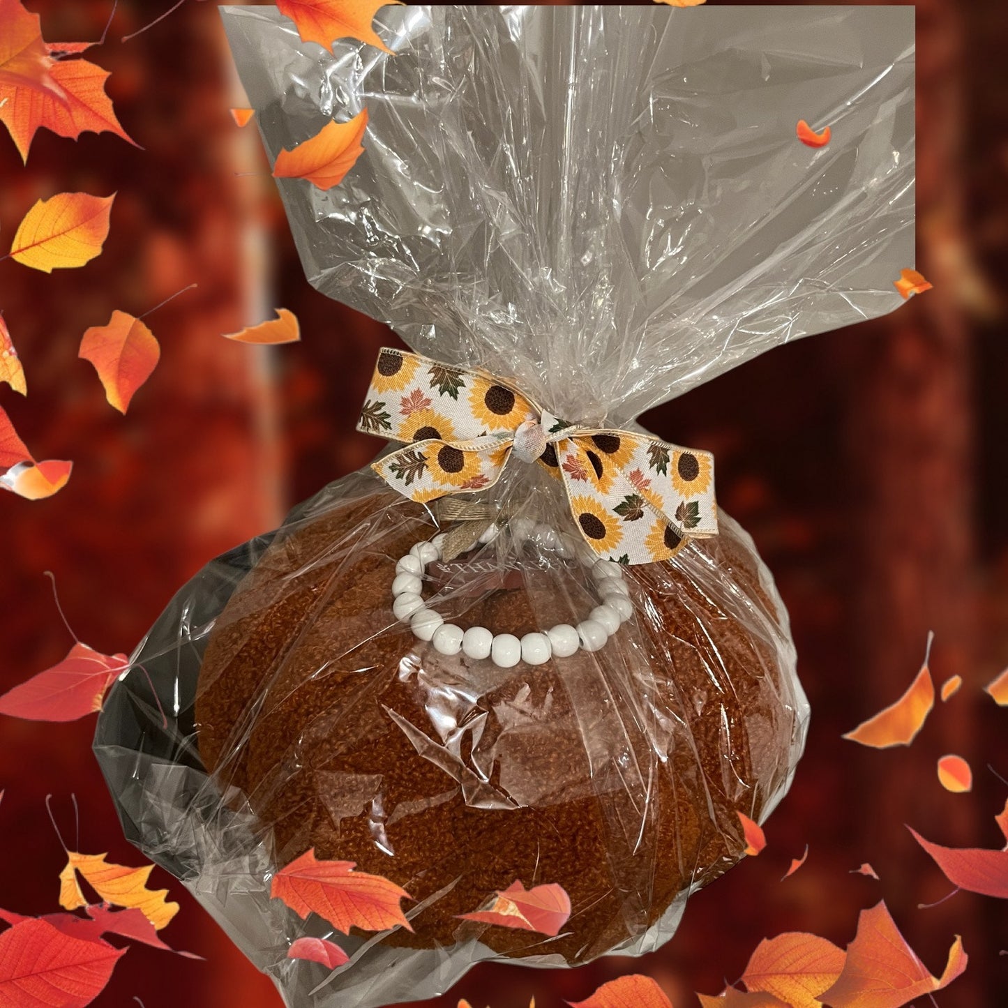 Plush Fall Pumpkin Decor