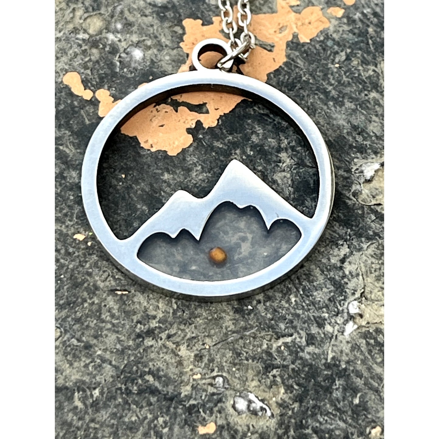 Silver Faith as a Mustard Seed Can Move Mountains Necklace