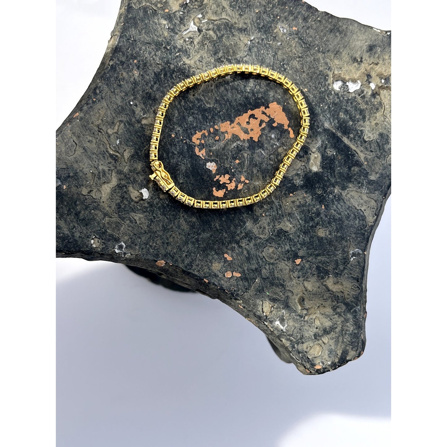 Gold Tennis Bracelet